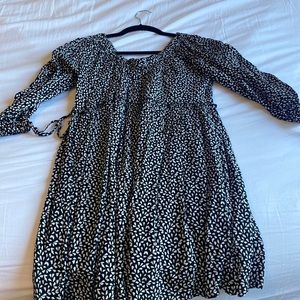 Off the shoulder casual flowy dress